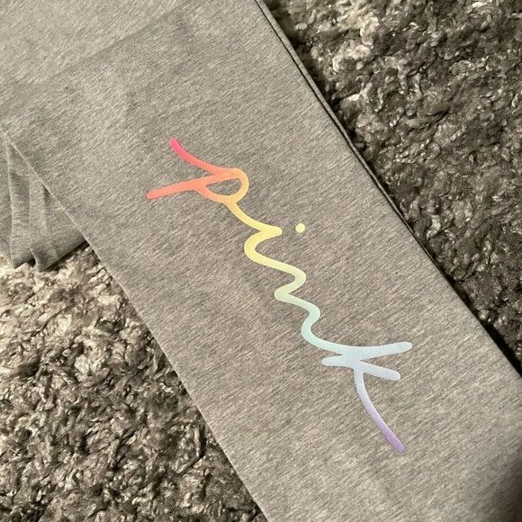 NWT Victoria’s Secret PINK High Waist Full Length Leggings - Picture 5 of 8